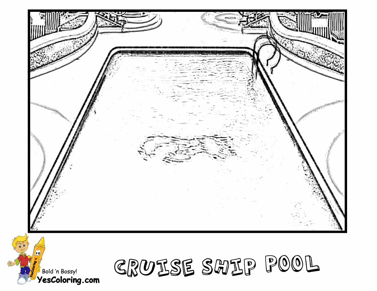 cruise coloring pages cruise ships drawing at getdrawingscom free for cruise pages coloring 