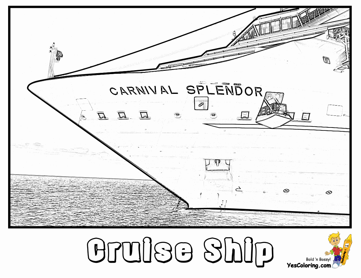 cruise coloring pages real cruise ship coloring page for kids transportation cruise pages coloring 