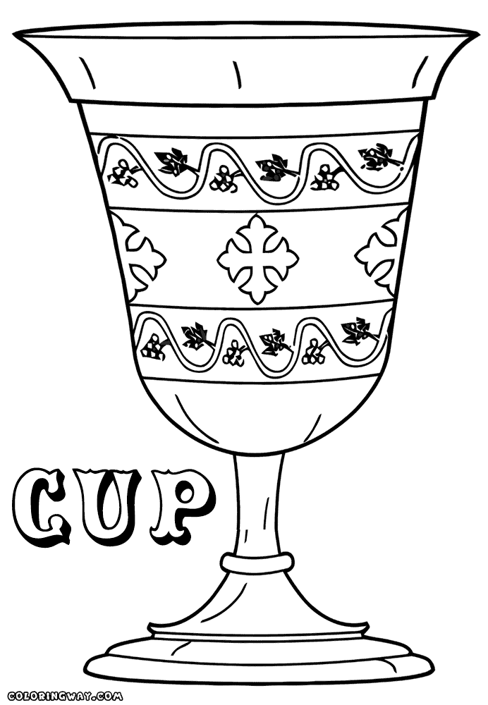 cup coloring page cups for drinking milk cup page coloring 