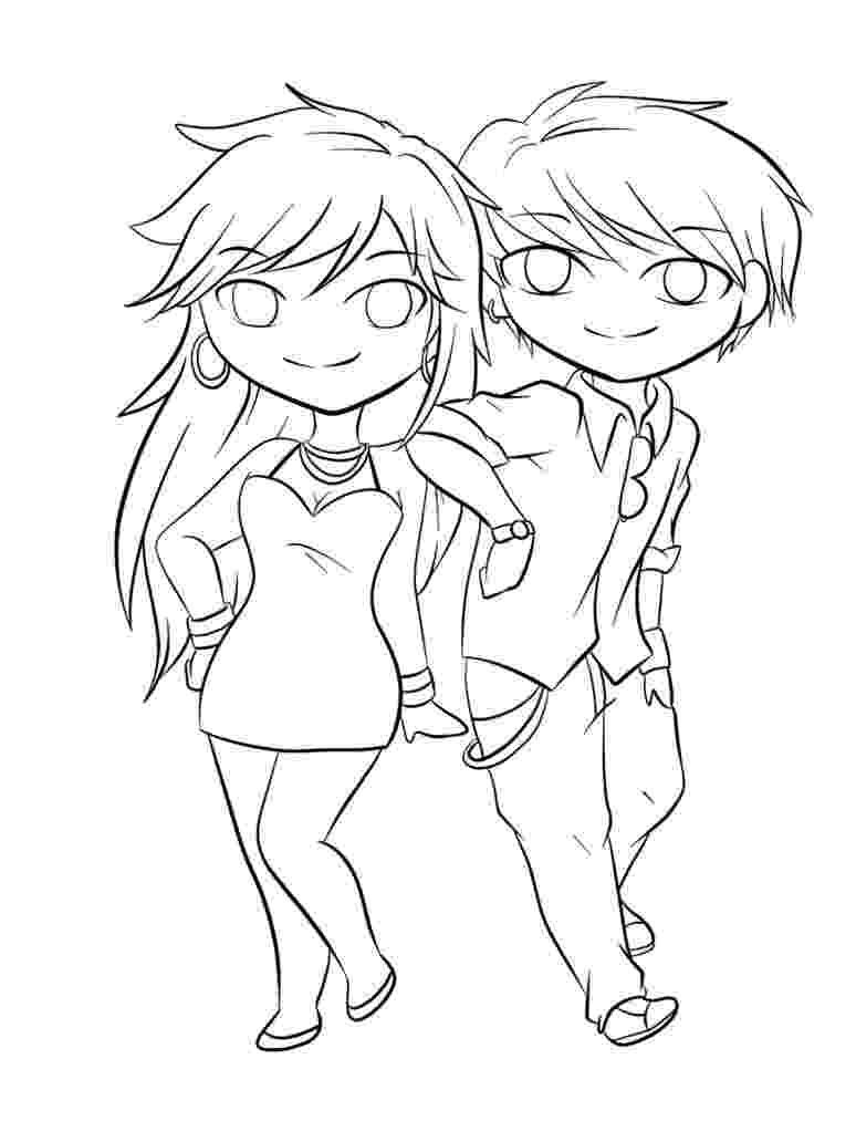 cute anime couples coloring pages cute couple coloring pages scicomnyccom doodle anime coloring couples pages cute 