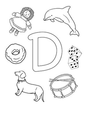 d is for dog letter d worksheet dog coloring page preschool crafts for dog d is 