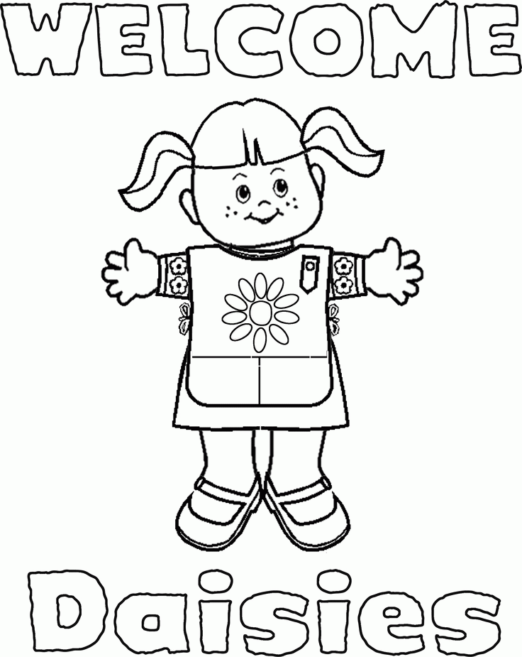 daisy girl scout coloring pages free printable girl scout coloring pages for kids cool2bkids scout coloring girl daisy pages 
