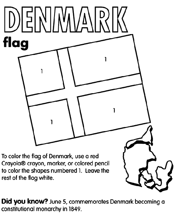 denmark flag coloring page denmark crayolacouk flag page denmark coloring 