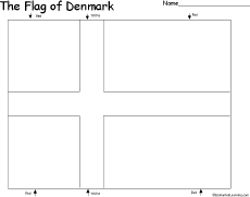 denmark flag coloring page flag of denmark enchantedlearningcom page coloring denmark flag 