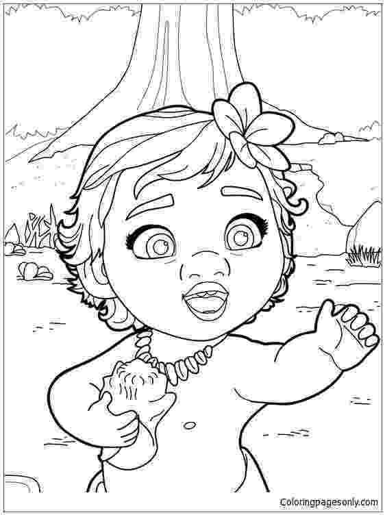 desenhos para colorir da moana baby moana princess coloring page free coloring pages online desenhos colorir para da moana 