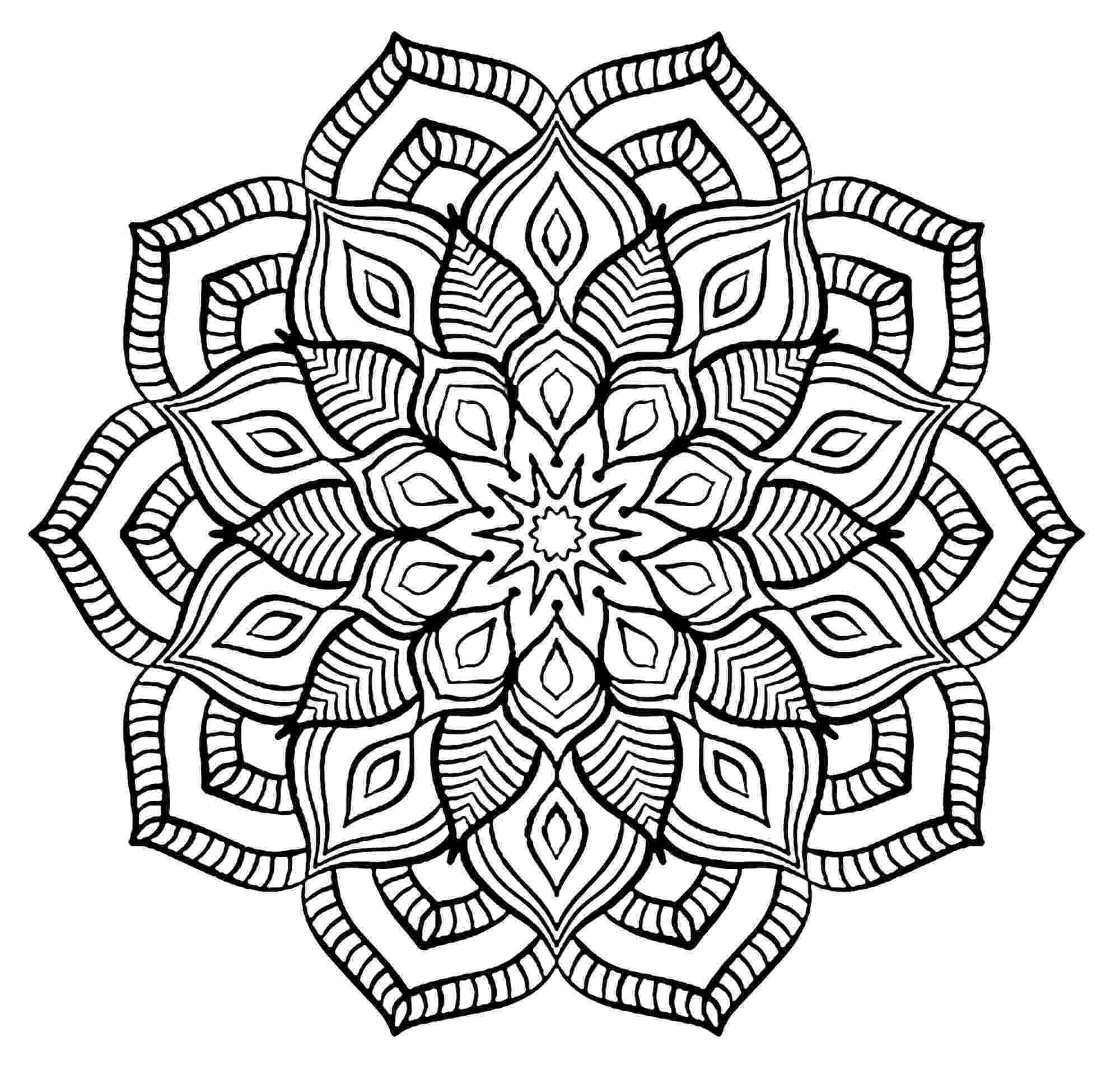 difficult mandala coloring pages fractal coloring pages coloring home mandala pages coloring difficult 