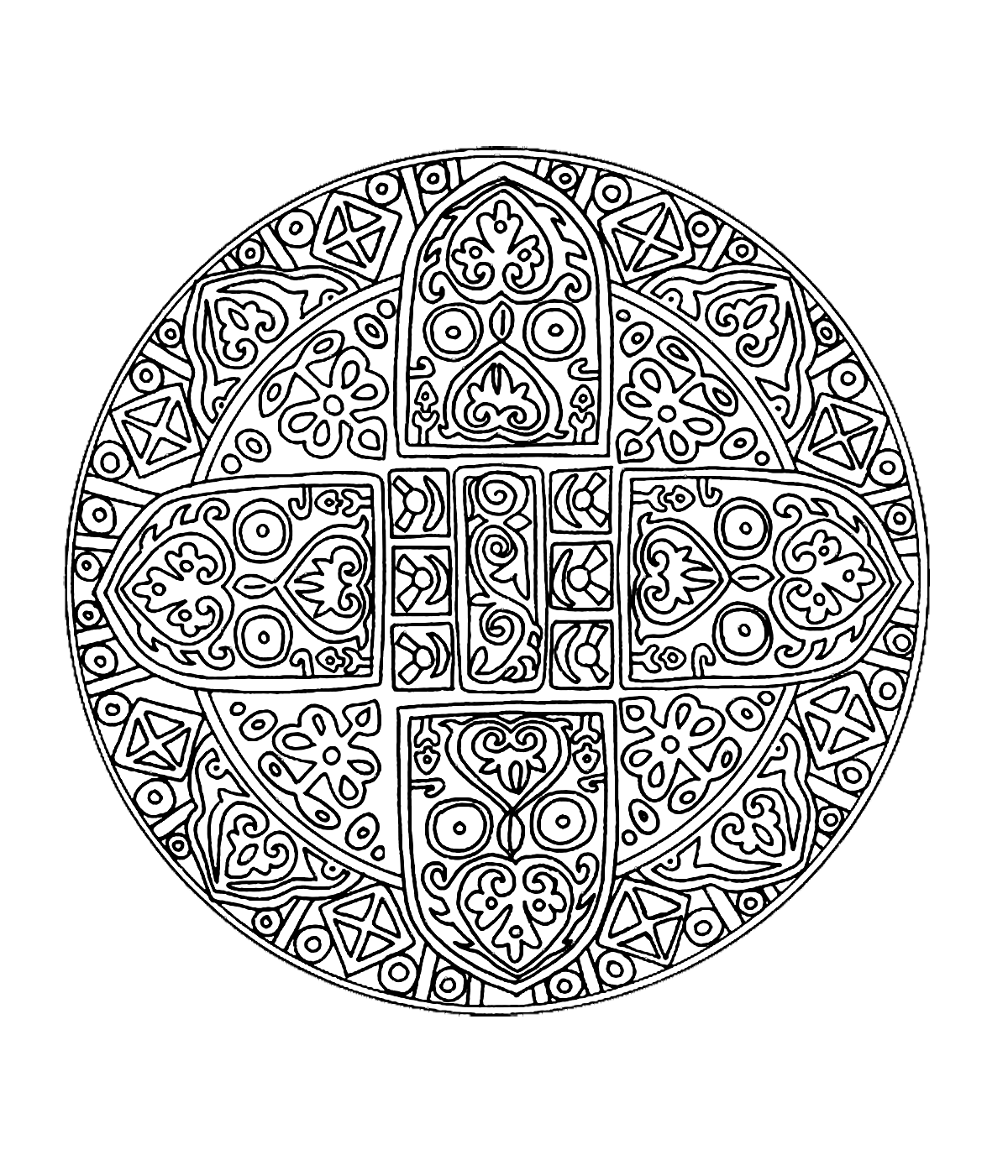 difficult mandala coloring pages mandala harmony and complexity difficult mandalas for pages coloring mandala difficult 