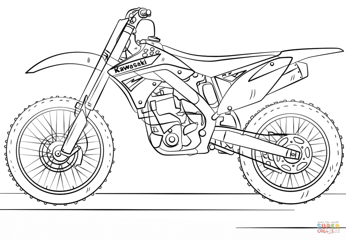 dirt bike colouring pages to print dirt bike drawing at getdrawingscom free for personal colouring print dirt pages bike to 