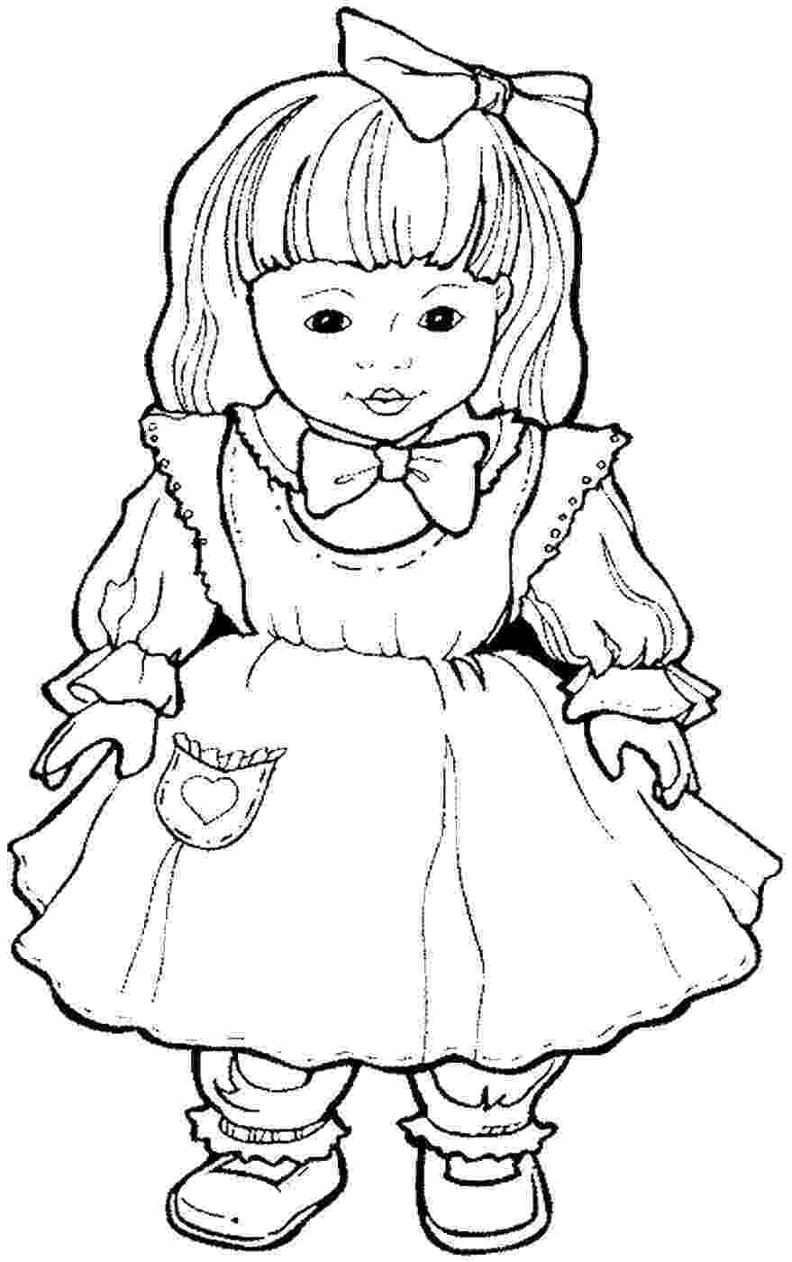 dolls coloring pages dolls coloring pages pages coloring dolls 