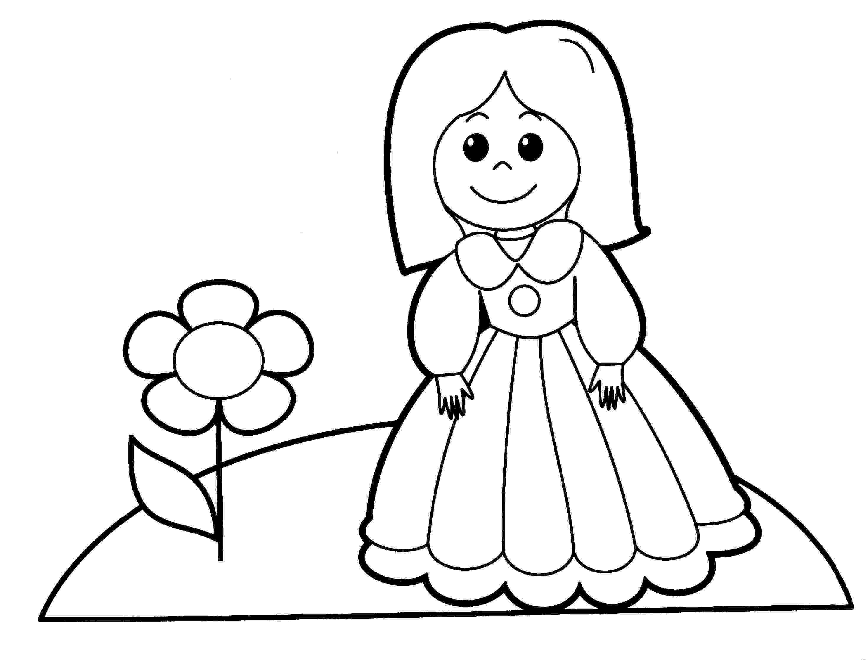 dolls coloring pages free printable baby doll coloring pages coloring home coloring dolls pages 