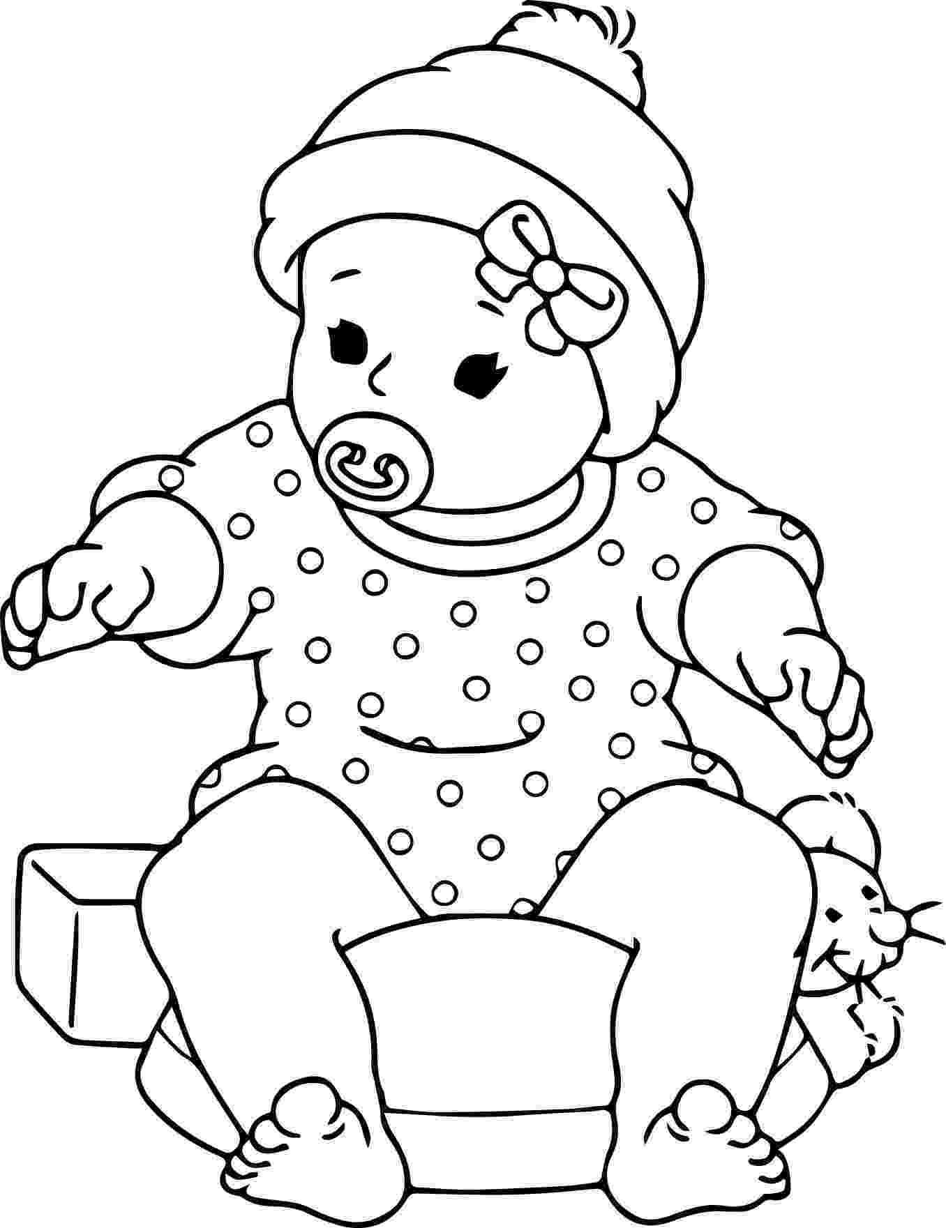 dolls coloring pages free printable baby doll coloring pages throughout inside coloring dolls pages 