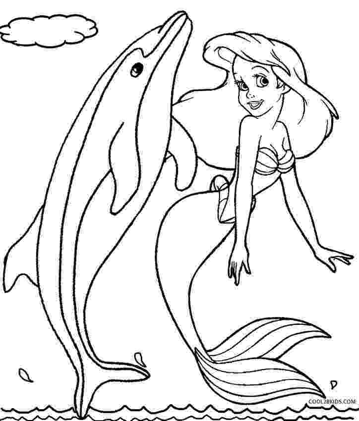dolphin coloring pages printable mermaid coloring pages for kids cool2bkids pages coloring dolphin 
