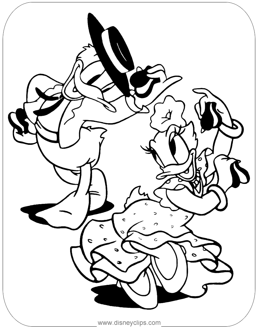 donald and daisy coloring pages donald and daisy duck coloring pages 5 disney coloring book coloring donald daisy pages and 