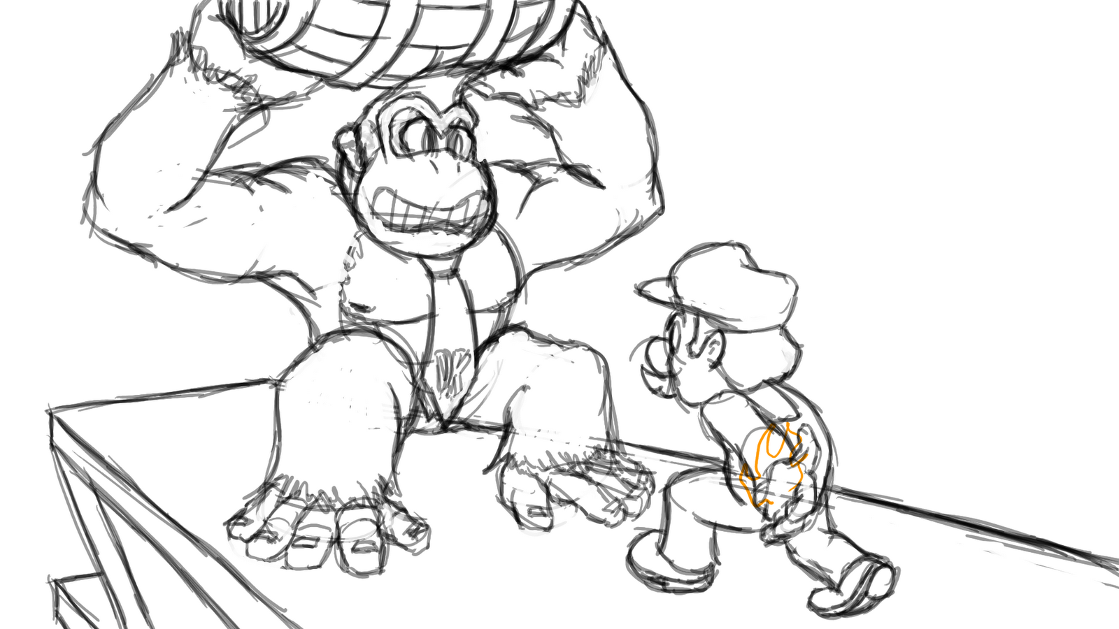 Donkey kong coloring page – Download Free Coloring pages, Free ...