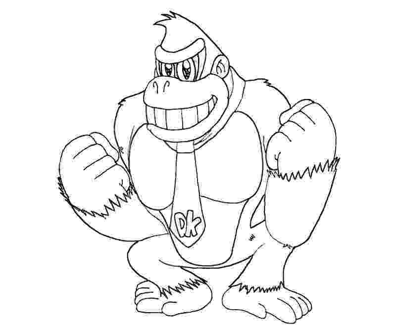 donkey kong coloring page donkey kong coloring pages to download and print for free kong donkey page coloring 