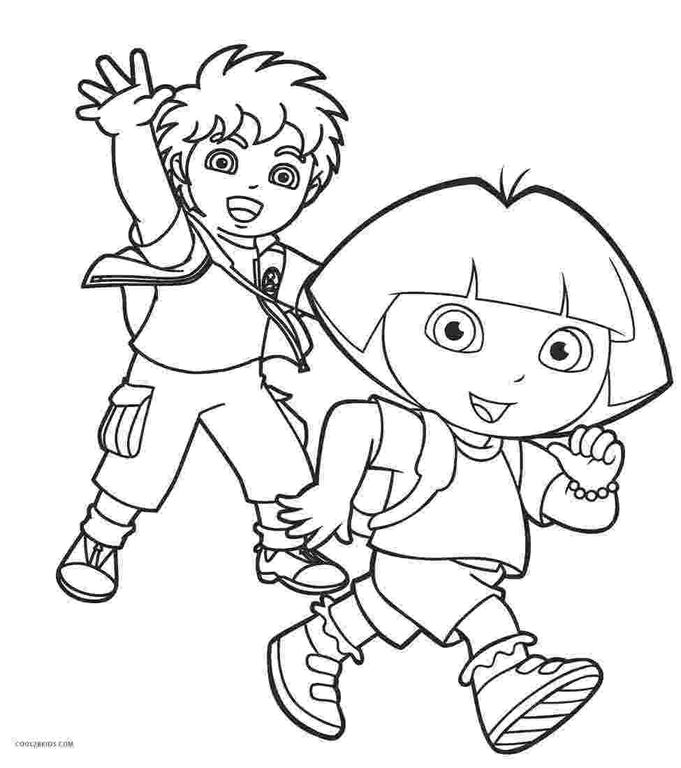 dora colouring free printable dora coloring pages for kids cool2bkids dora colouring 1 2