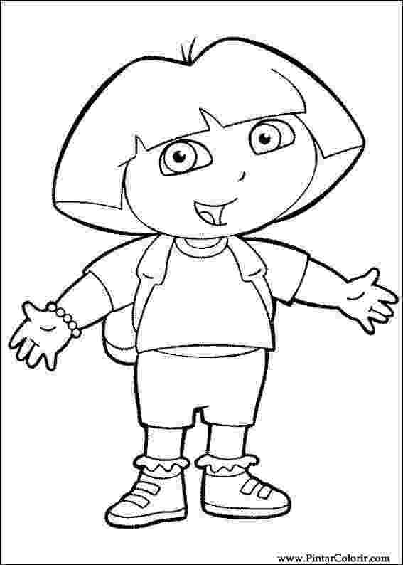 dora painting pictures free printable dora the explorer coloring pages for kids pictures dora painting 