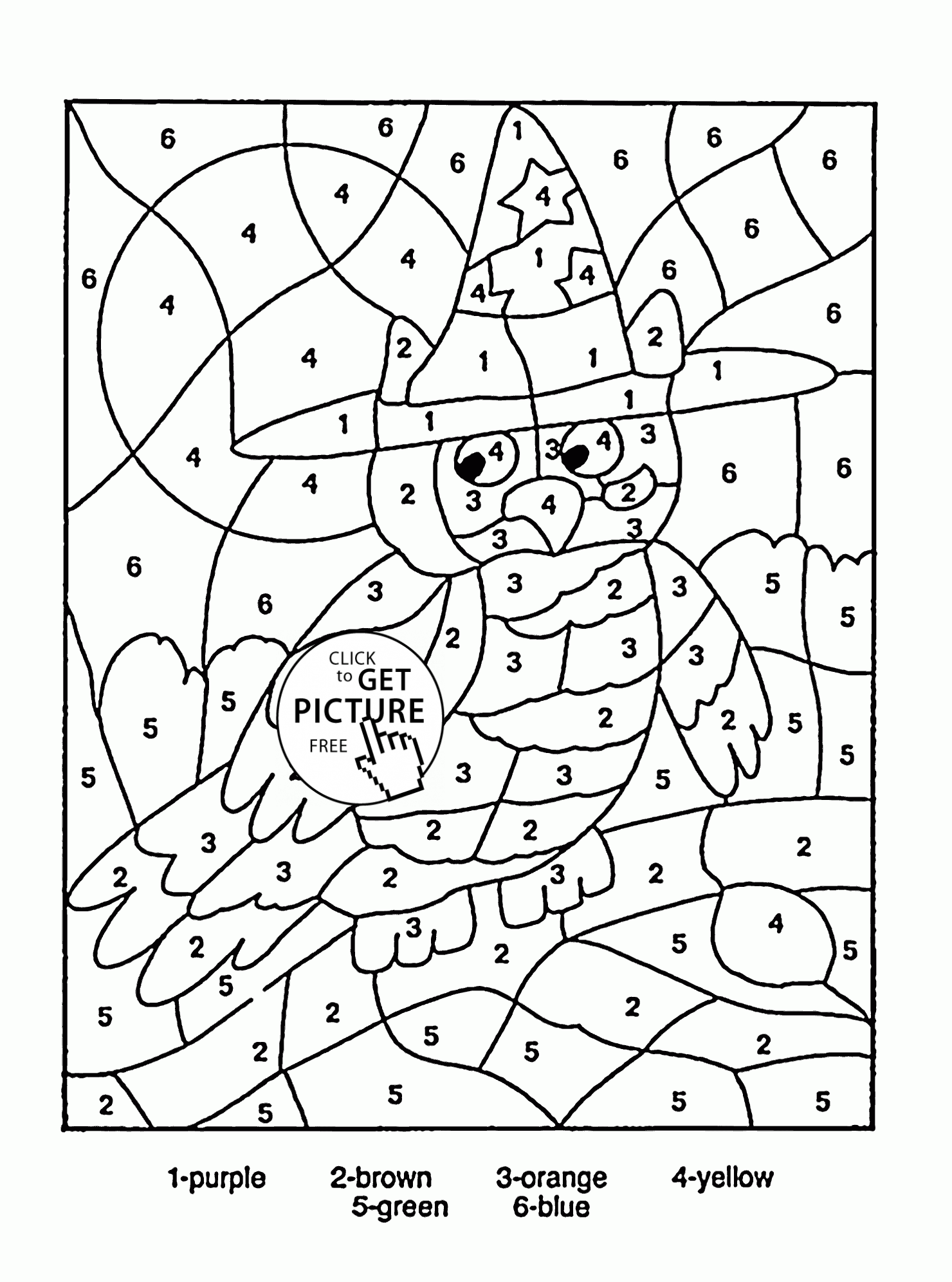 educational coloring sheets color by number owl coloring page for kids education educational coloring sheets 