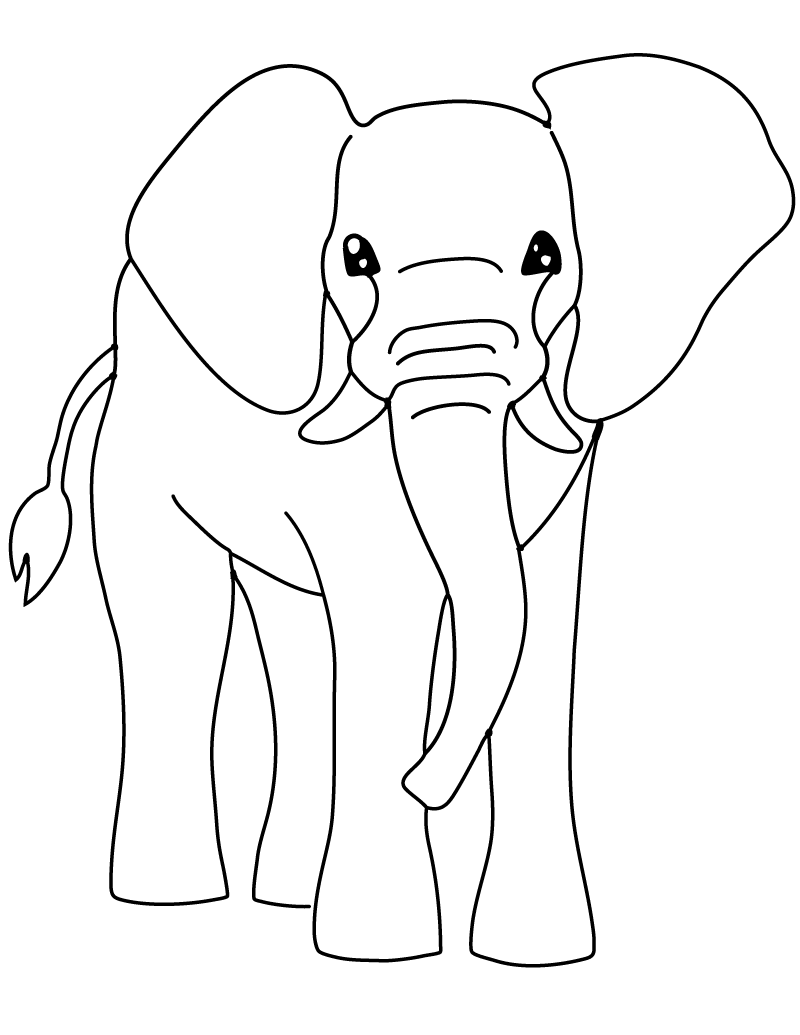 elephant pictures to color free elephant coloring pages elephant to pictures color 