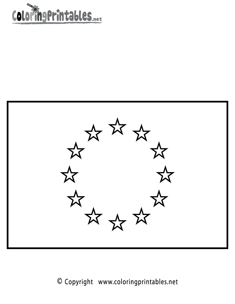 european flags to colour european union flag coloring page a free travel coloring european to colour flags 