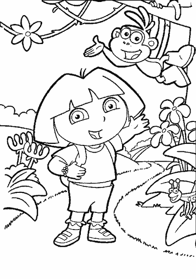 explorers coloring pages free printable dora the explorer coloring pages for kids pages explorers coloring 