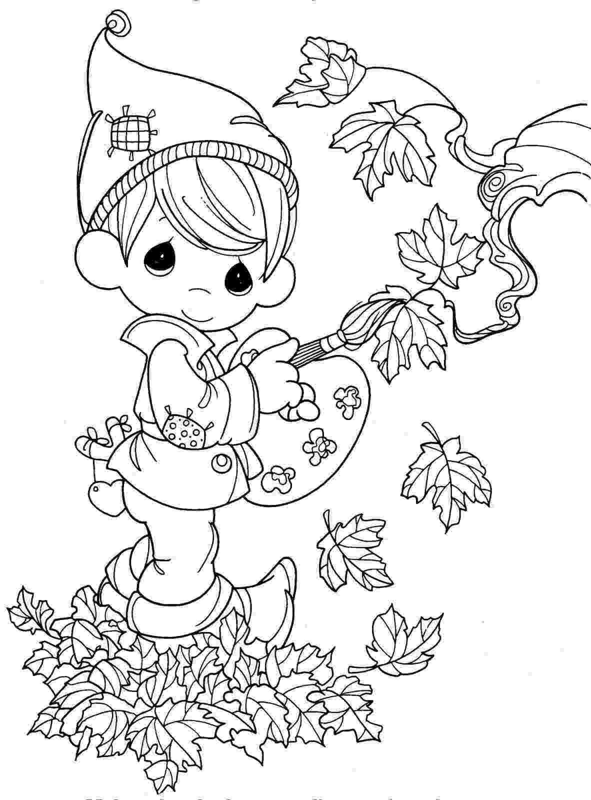 fall coloring pages printable autumn scene with scarecrow coloring page free printable coloring fall printable pages 