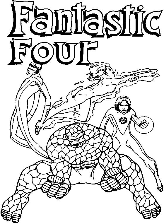 fantastic 4 coloring pictures fantastic 4 coloring pages download and print for free pictures coloring 4 fantastic 