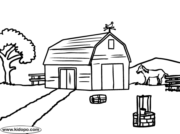 farm house coloring pages farm coloring pages to download and print for free coloring house farm pages 