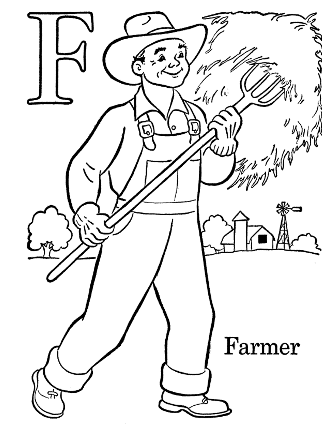 farmer coloring sheet 30 free farm coloring pages printable farmer sheet coloring 