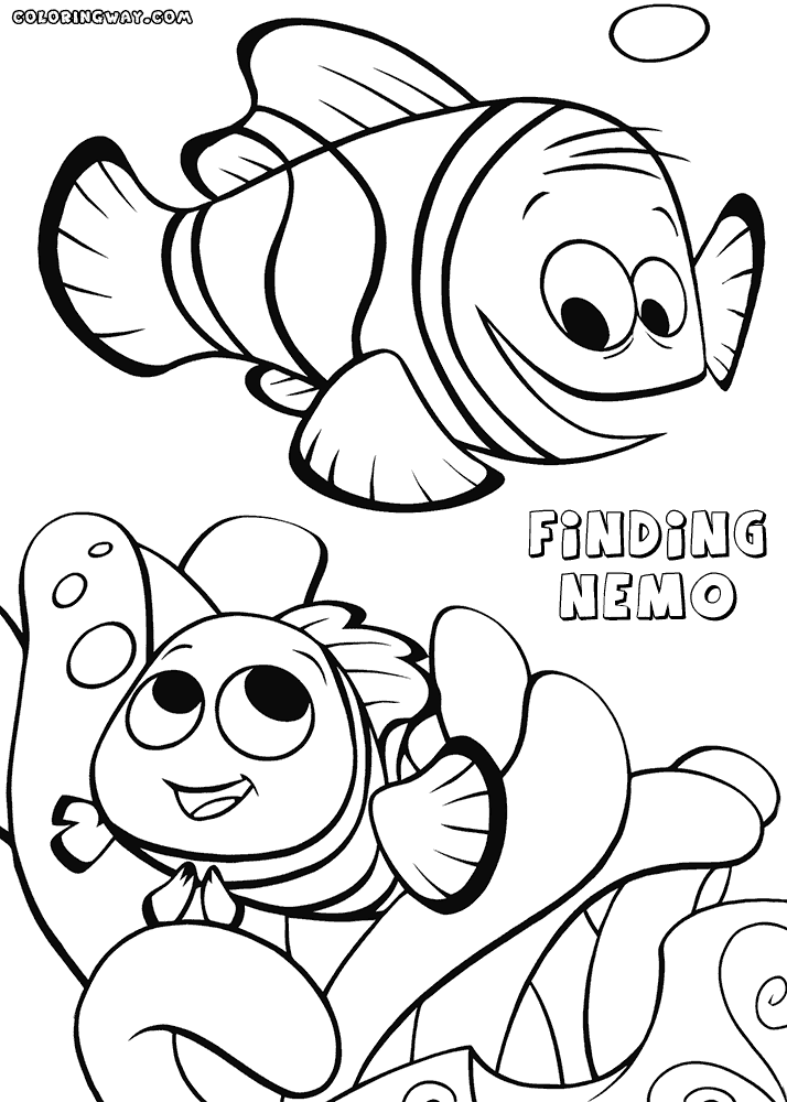 finding nemo coloring page finding nemo coloring pages coloring pages to download coloring finding page nemo 