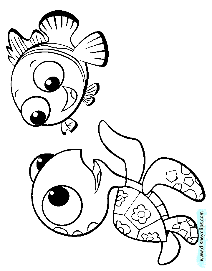 finding nemo coloring page finding nemo coloring pages disneyclipscom page coloring finding nemo 