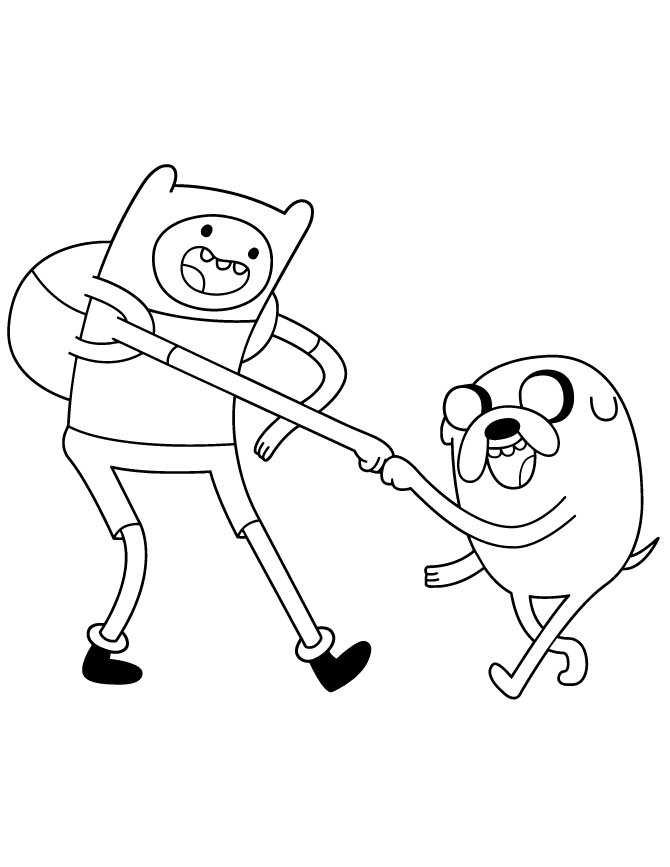 finn and jake coloring pages adventure time cartoon finn and jake fist bump coloring coloring and finn pages jake 