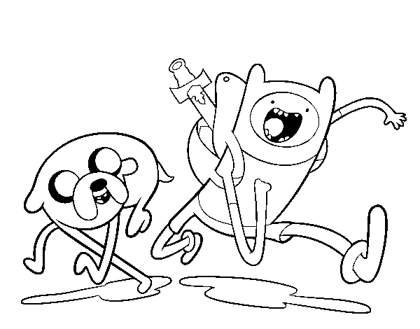 finn and jake coloring pages finn and jake coloring page coloringcrewcom and jake finn pages coloring 