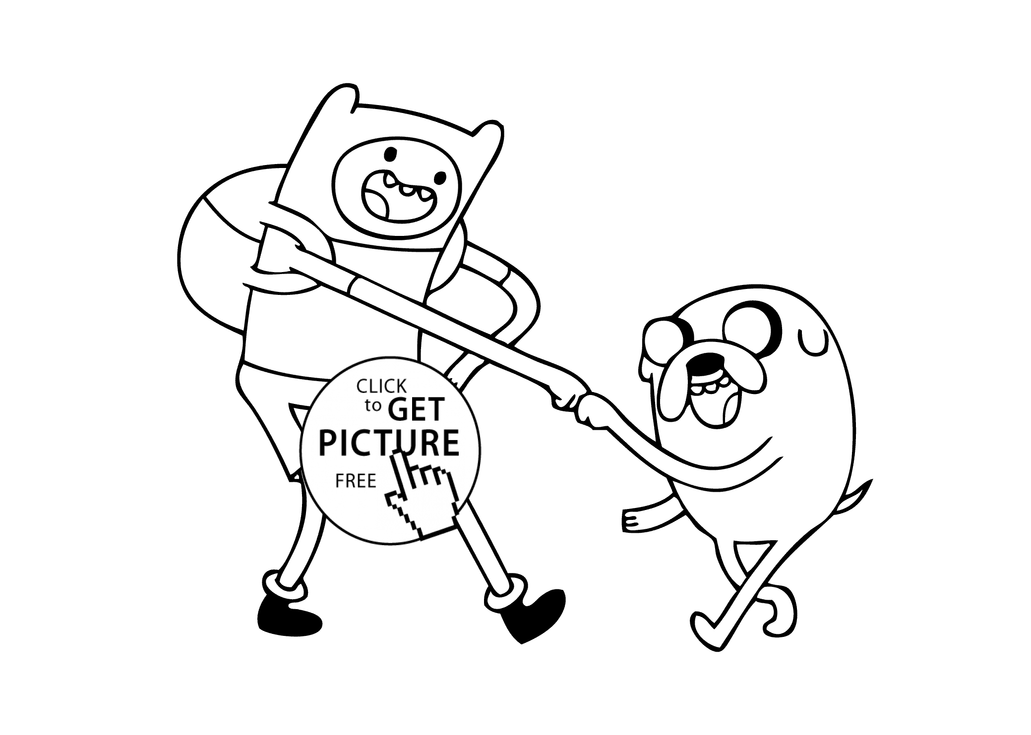 finn and jake coloring pages hand shake drawing at getdrawingscom free for personal coloring jake pages and finn 