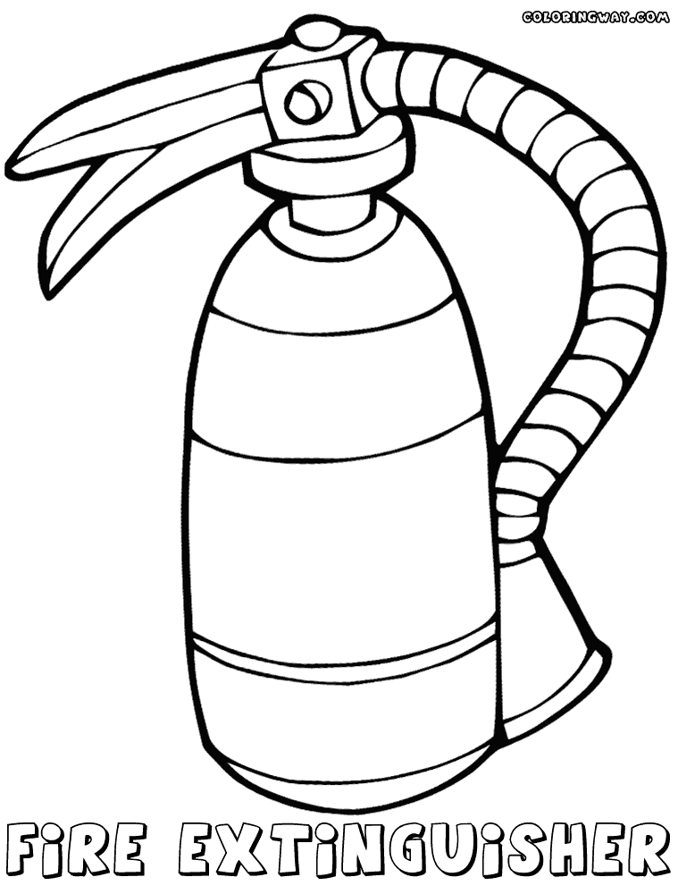 fire extinguisher coloring page fire extinguisher coloring page fire extinguisher coloring page 
