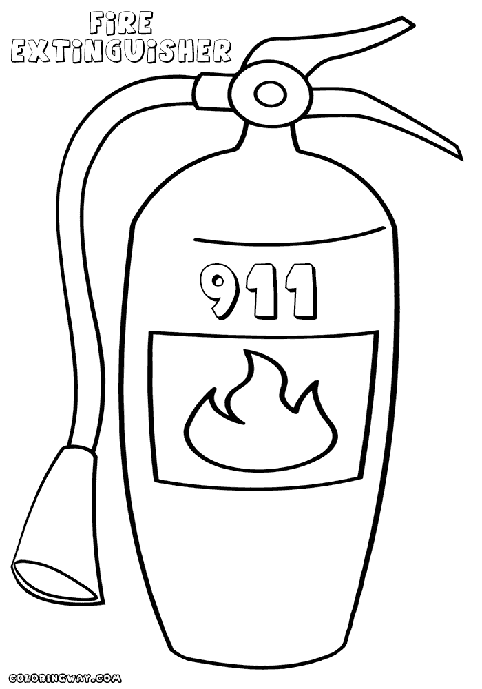 fire extinguisher coloring page fire extinguisher coloring pages coloring pages to page coloring extinguisher fire 