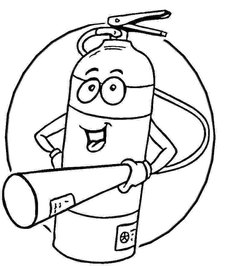 fire extinguisher coloring page fire prevention coloring pages download and print for free page extinguisher fire coloring 