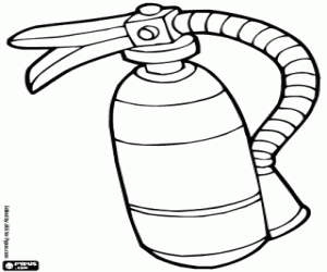 fire extinguisher coloring page firefighter profession coloring pages printable games fire page extinguisher coloring 