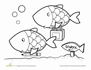 fish coloring worksheet fish coloring pages for kids preschool and kindergarten worksheet fish coloring 