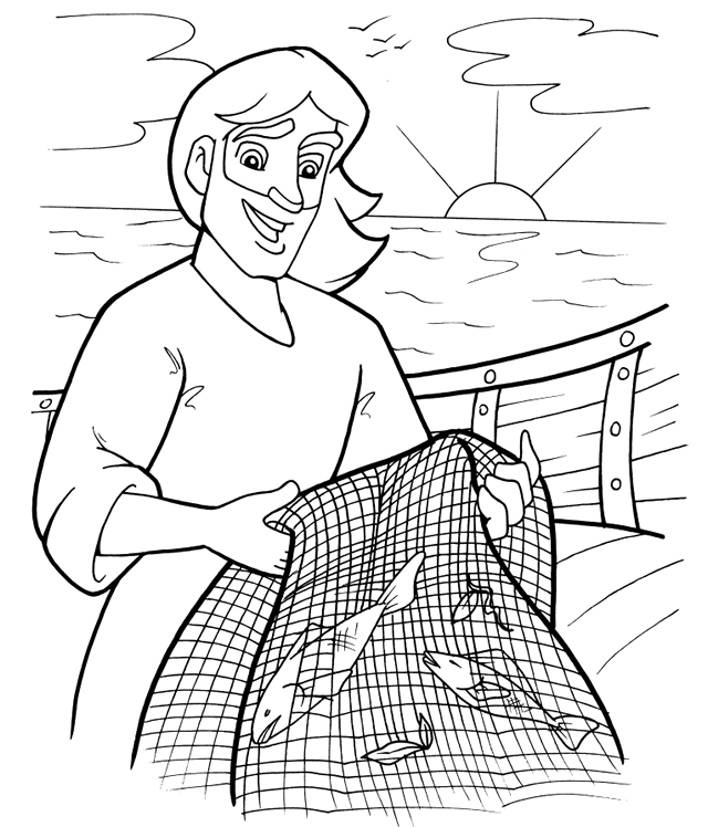 fishers of men coloring page 1000 images about fishers of men messy church on pinterest page men coloring of fishers 