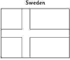 flag of sweden to color schwedische flagge ausmalbild schweden schweden flagge sweden flag to color of 