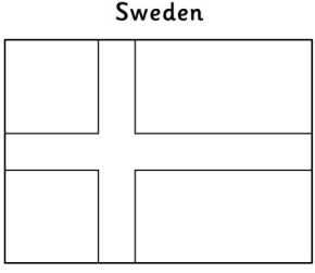 flag of sweden to color sweden flag coloring page flag coloring pages sweden sweden color to flag of 