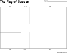 flag of sweden to color sweden39s flag enchantedlearningcom color sweden flag of to 