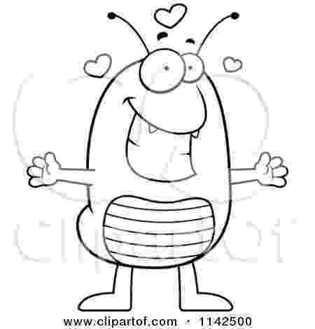 flea coloring page cartoon clipart of a black and white happy running flea page coloring flea 