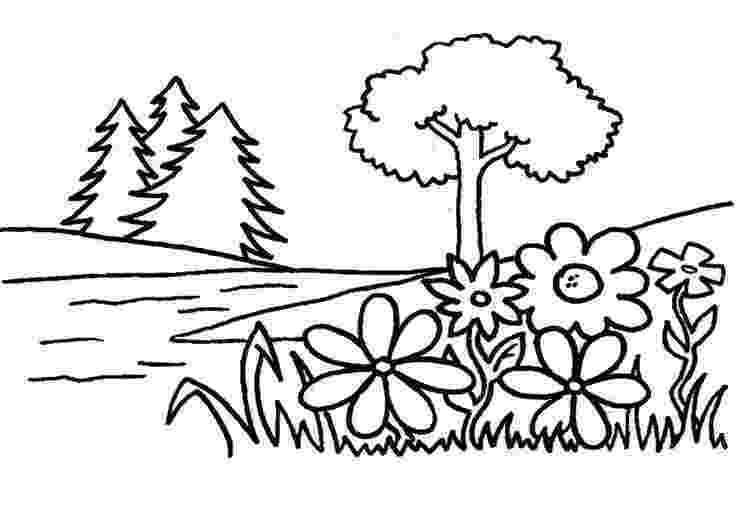 flower garden colouring picture drawing garden of flower coloring pages color luna flower garden picture colouring 