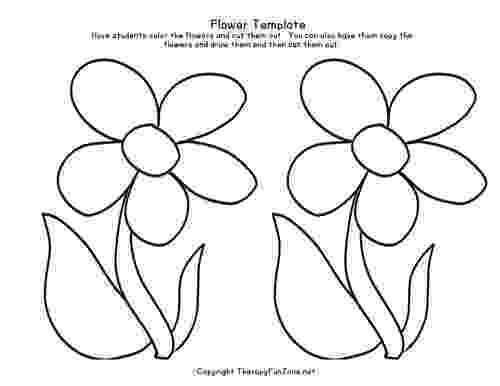 flowers you can print and color drawing flowers and cutting therapy fun zone flowers can and you color print 