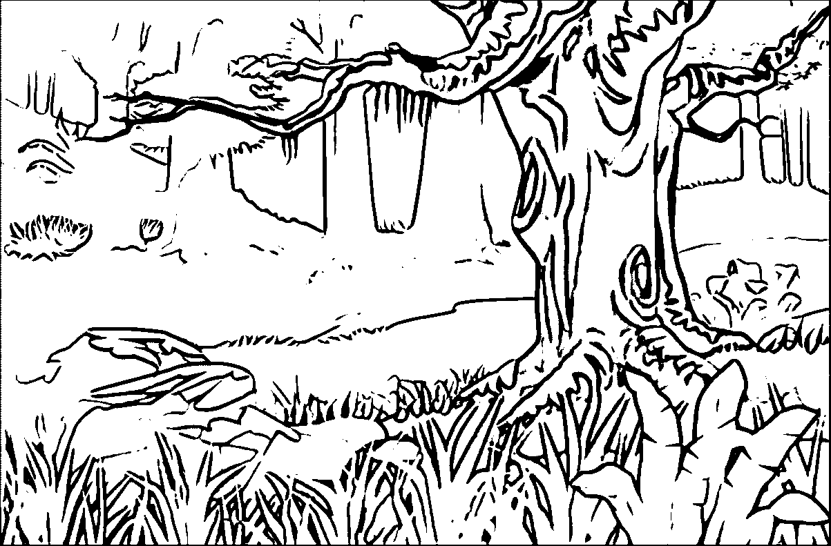 forest coloring sheets coloring pages of forest coloring home sheets forest coloring 1 1