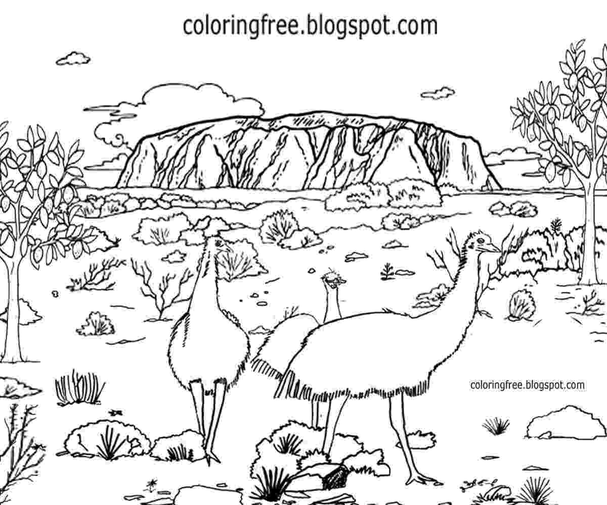 free australian colouring pages free coloring pages printable pictures to color kids pages colouring free australian 
