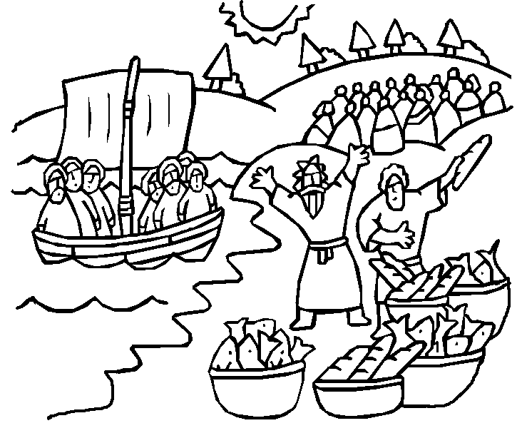 free coloring pages feeding 5000 contemplation of the season a summer break jesus feeds free 5000 pages feeding coloring 