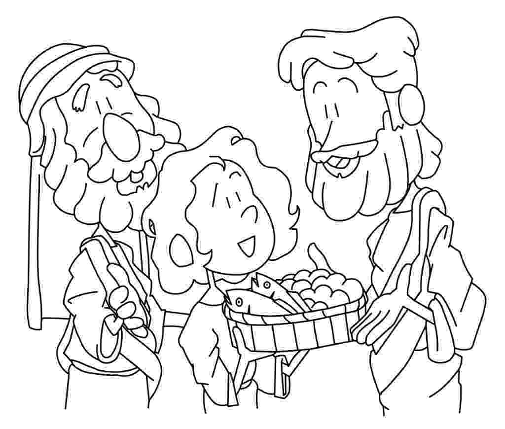 free coloring pages feeding 5000 jesus feeds the 5000 coloring page sundayschoolist pages feeding free 5000 coloring 